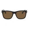 Tom Ford Eric Square Acetate Sunglasses In 01j Shblk