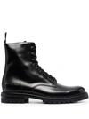 COMMON PROJECTS LACE-UP COMBAT BOOTS,16923922