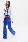 Iets Frans &hellip; Velour Low Rise Track Pant In Blue