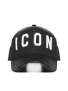 DSQUARED2 DSQUARED2 ICON EMBROIDERED DISTRESSED BASEBALL CAP