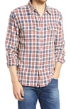 THE NORMAL BRAND MOUNTAIN REGULAR FIT FLANNEL BUTTON-UP SHIRT,F1WMOUNT