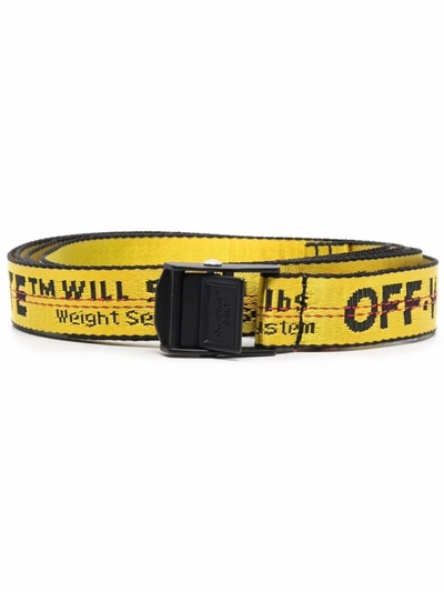 Off-white Off White Belts Yellow