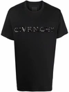 Givenchy Logo Crew Neck T-shirt In Black