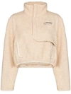 OFF-WHITE OFF-WHITE WOMEN'S BEIGE POLYESTER OUTERWEAR JACKET,OWVL022F21FAB0016100 S
