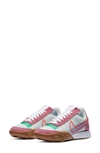 Nike Waffle Racer 2x Sneaker In Desert Berry/ Crimson/ Silver