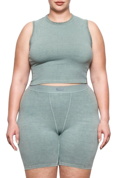 Skims Outdoor Basics Tank In Blue Chalk
