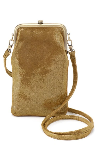 Hobo Melody Leather Crossbody In Shimmer