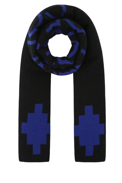 Marcelo Burlon County Of Milan Marcelo Burlon Logo Football Scarf In Black