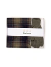 BARBOUR GLOVES AND SCARF SET GREEN  MAN