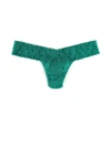 Hanky Panky Signature Lace Low Rise Thong Sale In Green