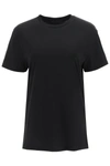 WARDROBE.NYC BASIC COTTON T-SHIRT,W1001R05 BLK