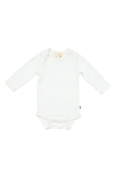 Kyte Baby Babies' Long Sleeve Bodysuit In Cloud