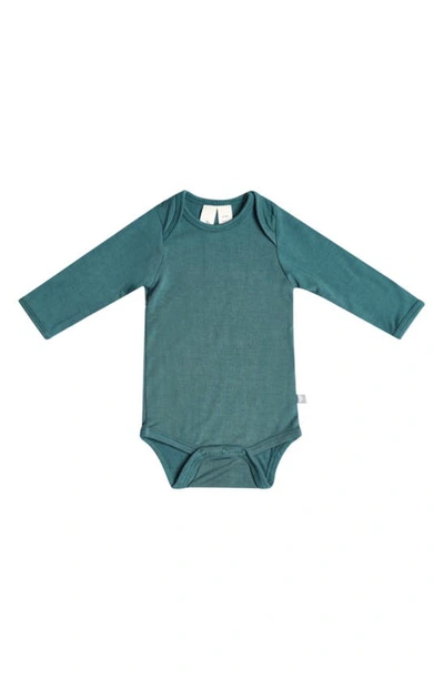 Kyte Baby Babies' Long Sleeve Bodysuit In Emerald