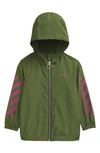 OFF-WHITE KIDS' DIAGONAL STRIPE HOODED WINDBREAKER,OGEB001F21FAB0035632