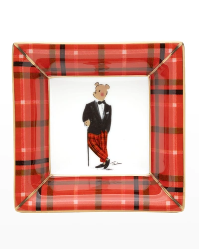 Halcyon Days Hal The Bear Square Tray