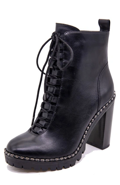 Bcbgeneration Women's Parina Heeled Leather Boots In Black