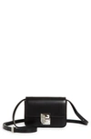 Givenchy Small 4g Leather Crossbody Bag In 001-black