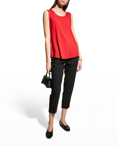 Masai Elisa Sleeveless Jersey Top In Chilli Pepper