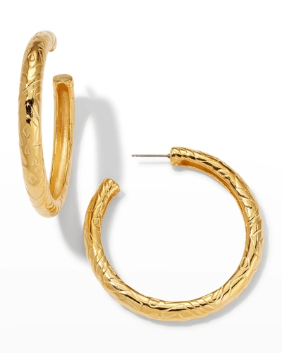 Ben-amun Textured Gold Hoop Earrings