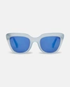Stella Mccartney Mini Me Sunglasses In Shiny Milky Light Blue
