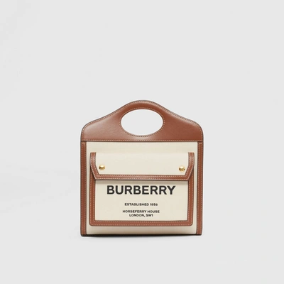 Burberry M In Natural/malt Brown
