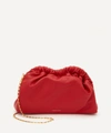 Mansur Gavriel Chain Mini Cloud Leather Clutch In Flamma