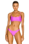 Jade Swim Muse Scoop Bikini Top In Orchid