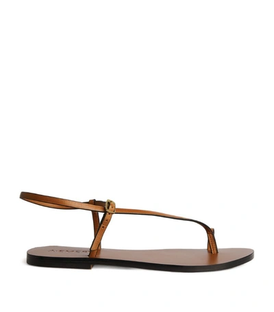 A.emery Leather Lily Sandals In Brown