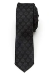 Cufflinks, Inc Black Darth Vader Silk Skinny Tie In Black