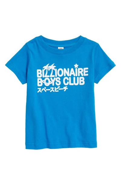 Billionaire Boys Club Kids' Bb Space Beach Graphc Tee In Blue Aster