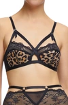 Dita Von Teese Madame X Underwire Bra In Cheetah