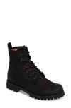 Blackstone Ol23 Lace-up Boot In Black Leather