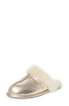 Ugg (r) Scuffette Ii Slipper In Soft Gold Metallic Sparkle