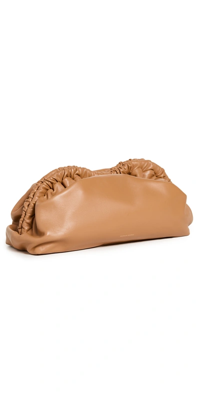 Mansur Gavriel Cloud Clutch In Caramel