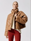 STAND STUDIO AINA FAUX LEATHER PUFFER JACKET
