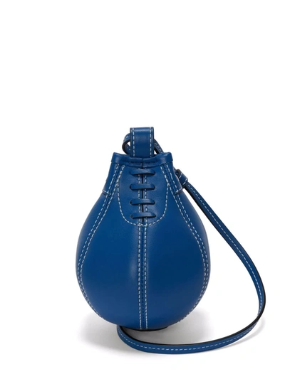 Jw Anderson Nano Punch Bag Crossbody Bag In Blue