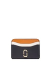 Marc Jacobs Logo-plaque Leather Cardholder In Multicolor