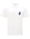 Jw Anderson Anchor Patch Short-sleeve T-shirt In White