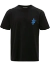 Jw Anderson Anchor-patch Short-sleeve T-shirt In Black