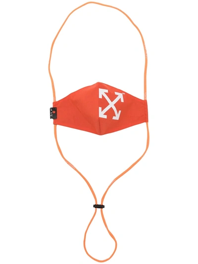 Off-white Arrows 口罩 In Orange