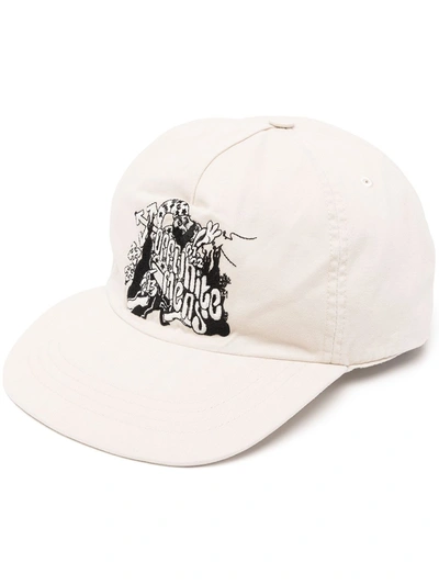 Off-white Wizard Flyer Logo-embroidered Cap In 6110 Tofu Black