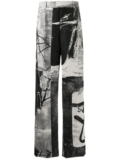 Off-white X Pablo Tomek Straight-leg Trousers In Black