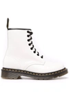 Dr. Martens Unisex 1460 Smooth 8 Eye Boots In White