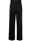 SEE BY CHLOÉ HIGH-WAISTED STRAIGHT-LEG TROUSERS