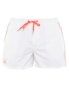 Sundek Swim Trunks In White