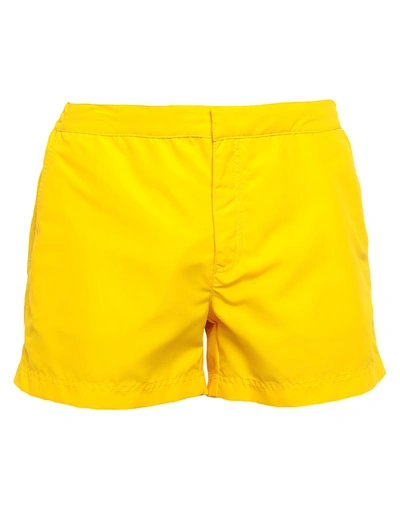 Bluemint Swim Trunks In Yellow