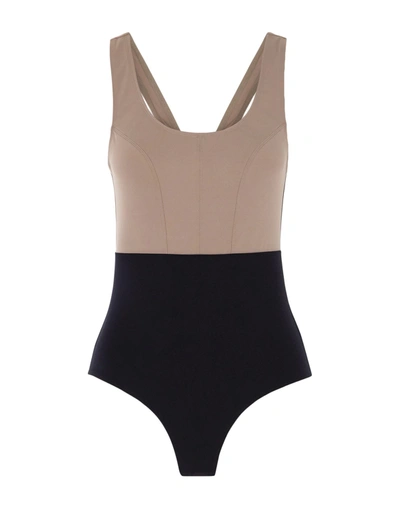 Ernest Leoty One-piece Swimsuits In Grey