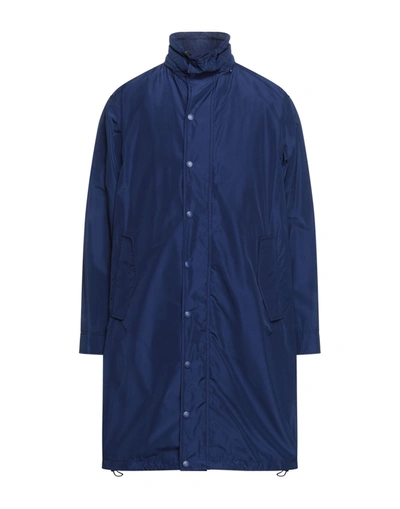 Ermanno Scervino Overcoats In Blue