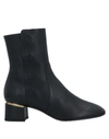 TOD'S TOD'S WOMAN ANKLE BOOTS BLACK SIZE 6 CALFSKIN,17150398CO 10