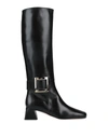Roger Vivier Knee Boots In Black